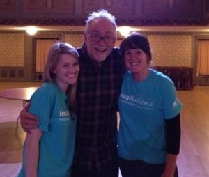 Molly (left) and me with Bob Goff.